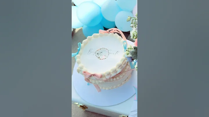 Gender reveal cake! How did it turn out?