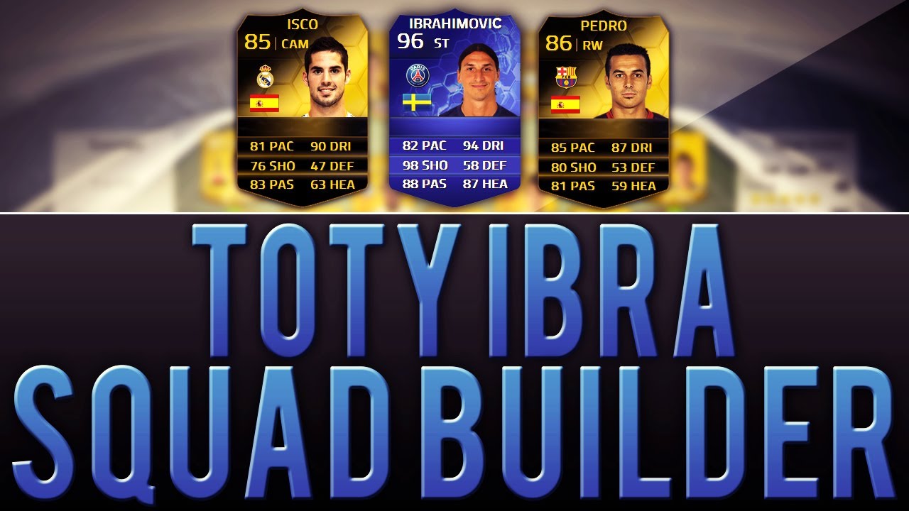 FIFA 14│EPIC 96 RATED TOTY IBRAHIMOVIC SQUAD BUILDER!!!