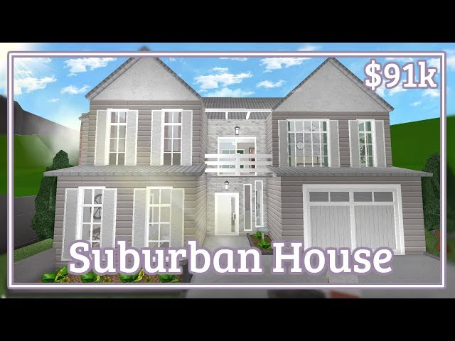 Bloxburg - Suburban House Speed-build - clipzui.com