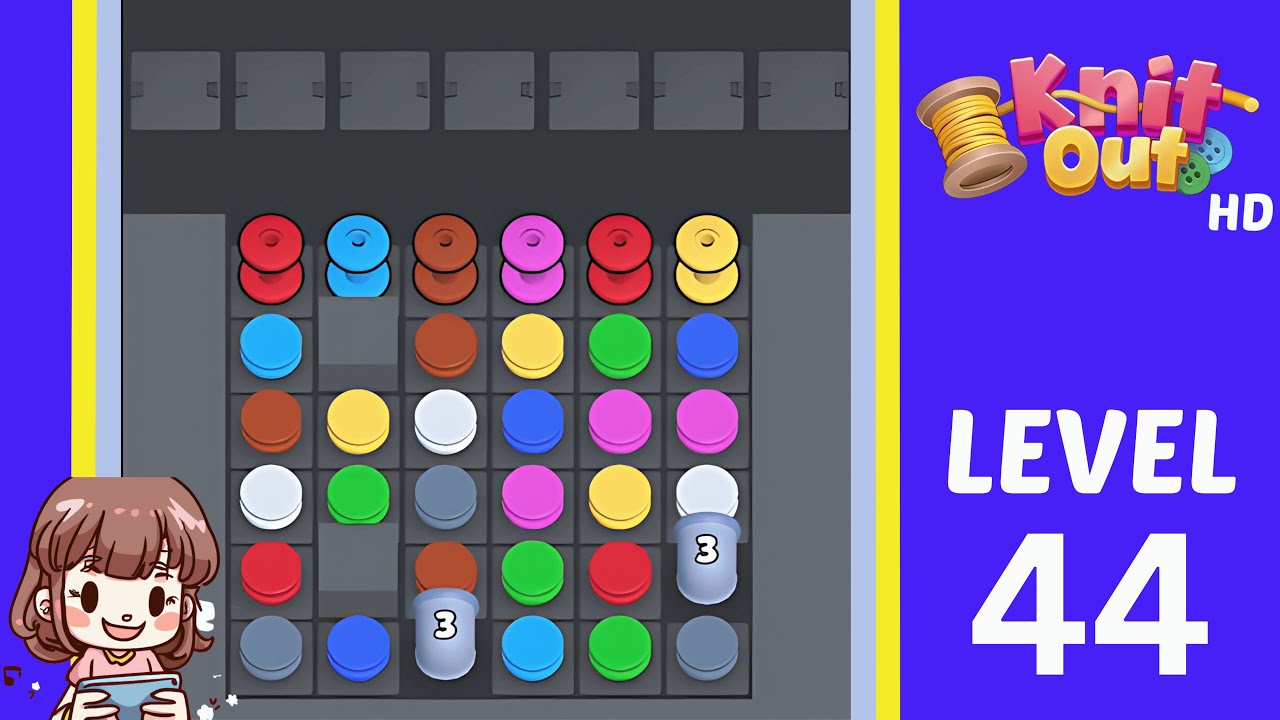 Knit Out Level 44 Solution Walkthrough - YouTube