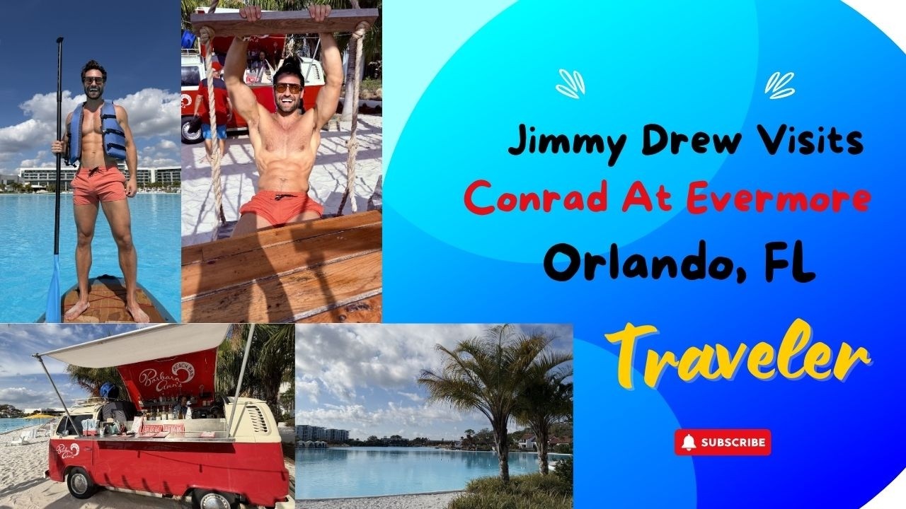 Inside Conrad Orlando at Evermore 🌴 Florida’s Largest Lagoon, Floating Hot Tub Boat & Resort Visit