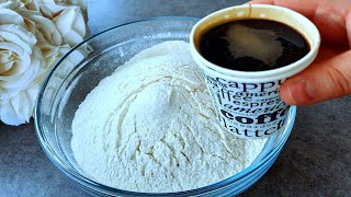 Just coffee   flour! I don't buy from the store anymore. Very few people know this secret!