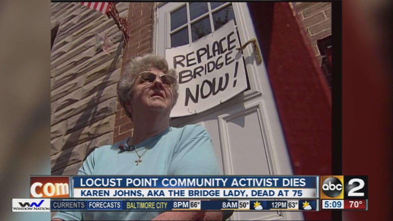 Locust Point 'Bridge Lady' dies