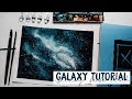 How To Paint A Watercolor Galaxy (EASY)