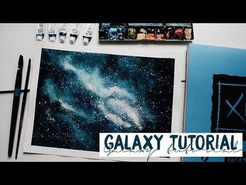 Video: How To Paint Space In Watercolor