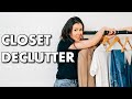 Decluttering My FANTASY SELF | closet declutter, letting go & becoming minimalist