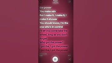 Thumbnail of Power - Little Mix #lyrics #spotify #music #power #tiktoksong #littlemix #subscribe :) ♡♡