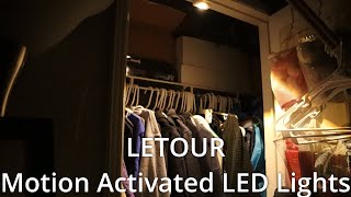 LETOUR Motion Activated LED Lights