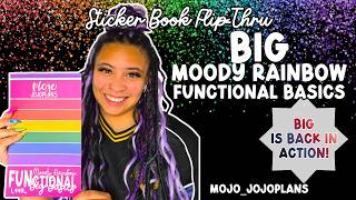 NEW Big Moody Rainbow FUNctional Basics Sticker Book Flip-Thru- Mojo_JojoPlans