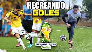 IMITANDO los MEJORES GOLES del MUNDIAL de BRASIL 2014 por $10,000 🥅⚽️ RETOS de FUTBOL EPICOS 😱