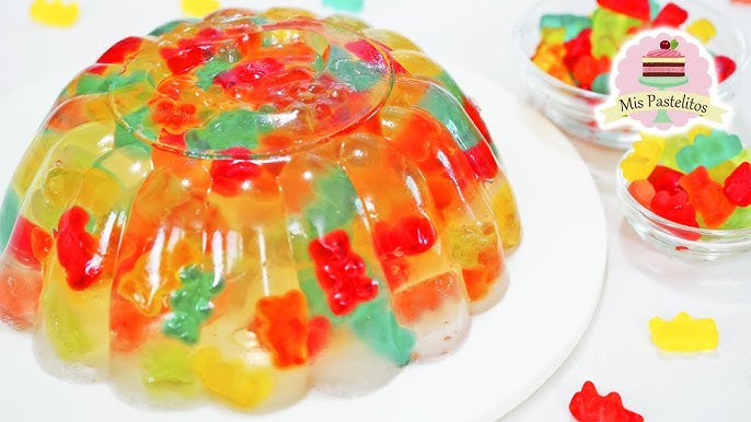 gelatina #gelatina3d #gusanos #colores #postre #cumpleaños#colores🌈