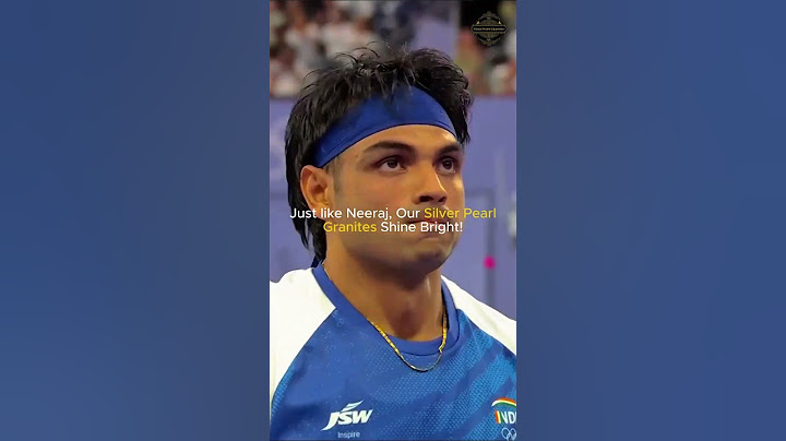 Neeraj Chopra Wins Silver at Paris 2024! #parisolympics2024 #neerajchopra