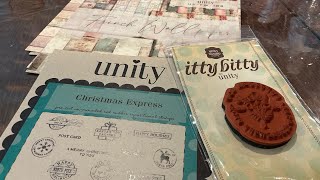 Unity Stamp haul share…stamps and paper.