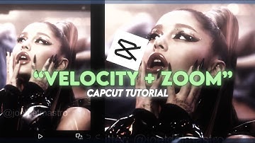 How to do smooth velocity edit + zoom tutorial using capcut (NO PRO)
