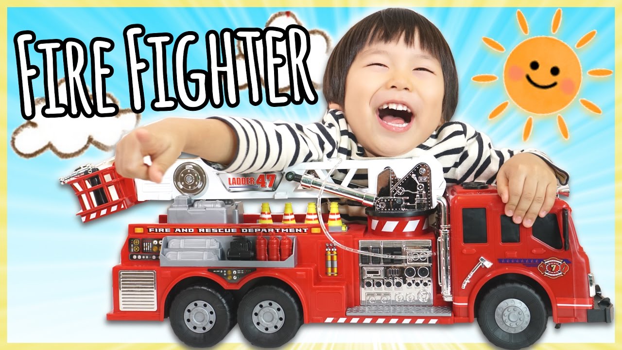 fire toy! Fireman Fast Lane American Fire Fighter ♥ - Bonitos TV