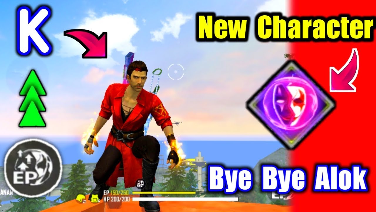 New Character "K" First Gameplay🤯🔥Alok का अंत !!