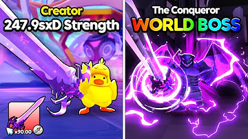 I Defeated STRONGEST FINAL BOSS in New Darkstar World in Pull a Sword Roblox!