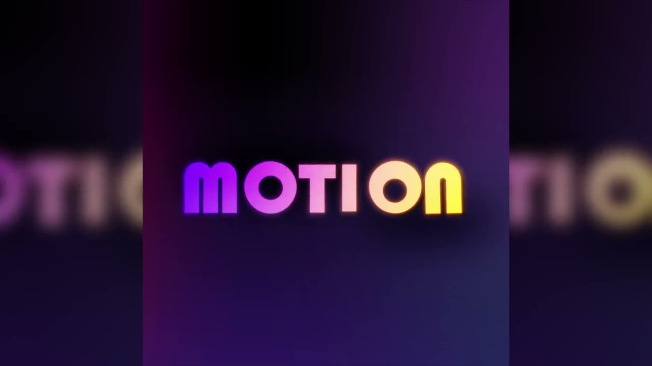 Abstract logo animation