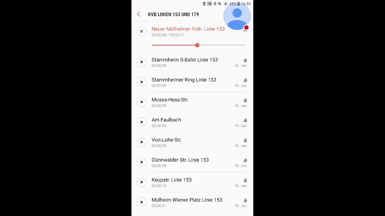 KVB Linie 153 Neuer Mülheimer Frdh. - Bf Deutz Lanxess Arena