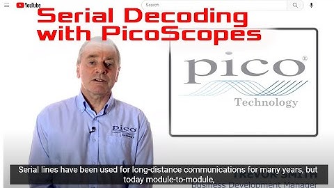 Serial decoding with PicoScope 2000 OScilloscopes from Saelig