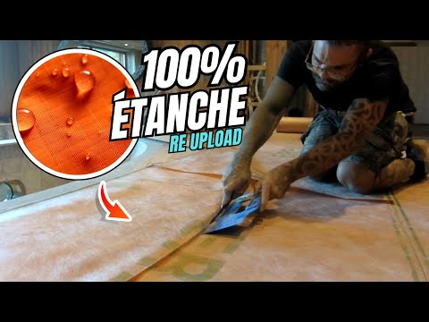 💧LAY A WATERPROOFING MAT UNDER TILES (INDOOR POOL)💧RE-UPLOAD