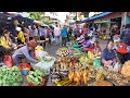 Amazing Cambodian Street Food - Yummy Khmer Food, Snacks, &amp; Fresh Market Food