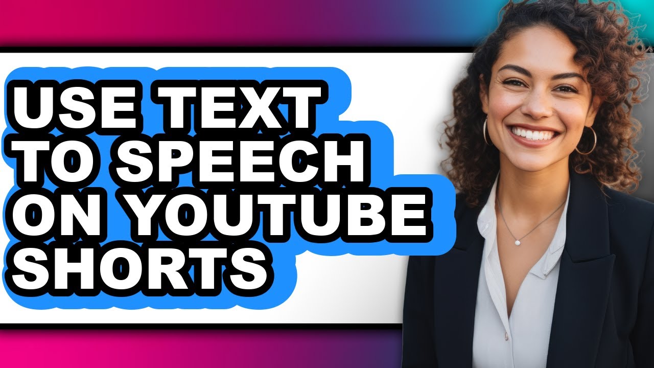 How to Use Text to Speech on Youtube Shorts - Easy Guide - YouTube
