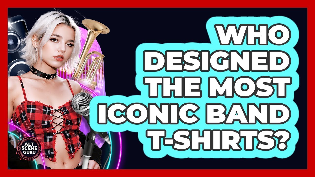 Who Designed The Most Iconic Band T-shirts? - Alt Scene Guru