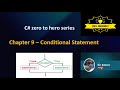 Chapter 9 - C# Zero to Hero Series | Conditional Statement (If–Else) Explained