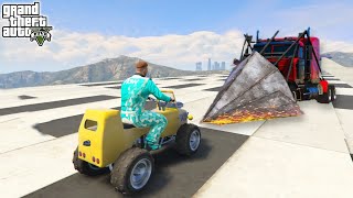 Cars Vs Cars 444.444% People Become A Dog After This Race in GTA 5!