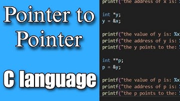 "Pointer to Pointer in C Language: Understanding Double Pointers for Efficient Programming"