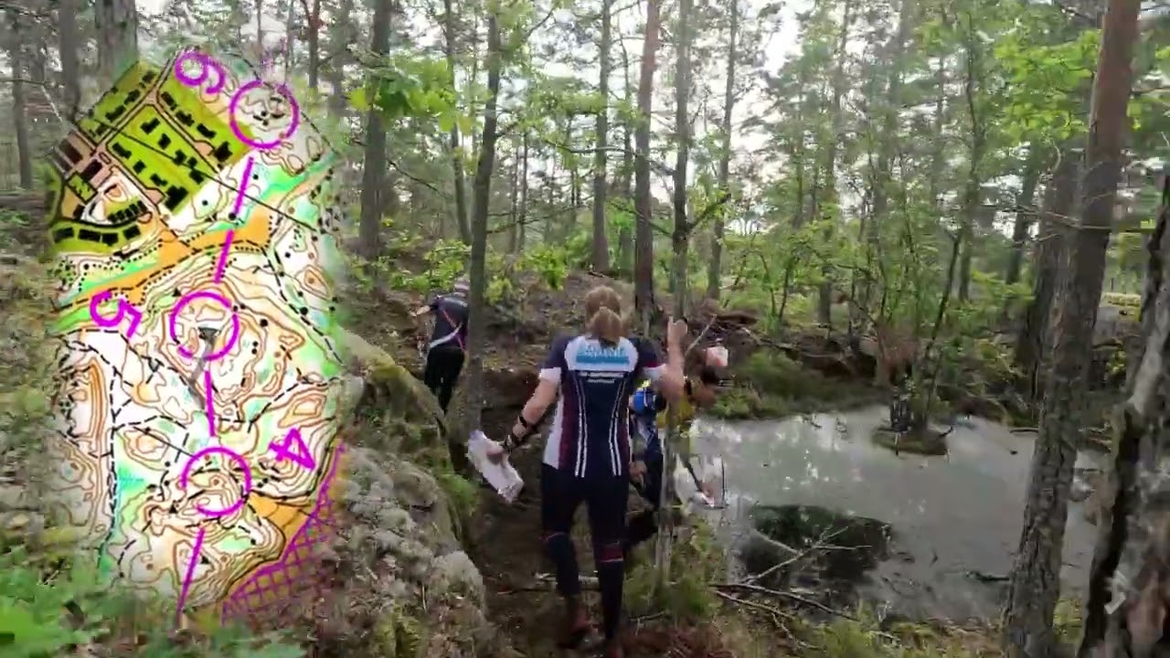 Headcam Orienteering: O-Ringen Etapp 4 H18