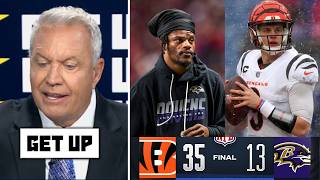 GET UP | Lamar season on life support - Rex Ryan on Ravens fall to Bengals 35-13, down #4 AFC North