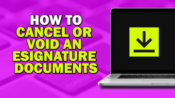 How To Cancel Or Void An eSignature Documents in DocuSign (Easiest Way)