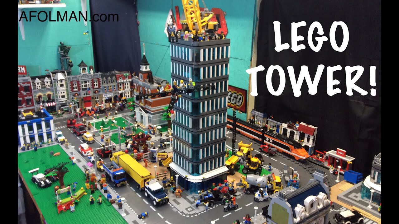 LEGO City Skyscraper: 3 Brick Friends Tower Contest Entry! - YouTube