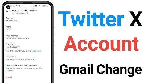 Twitter X Account Ka Gmail Id Kaise Change Karen | How To Change Twitter X Account Gmail 2024