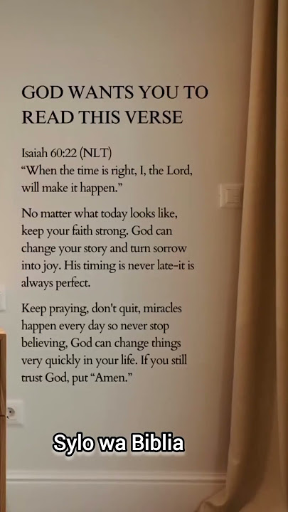 God Wants You To Read This Verse(Isaiah 60:22) #shorts #fypシ゚viralシ2025