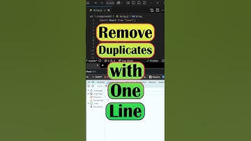 How to Remove Duplicates from an Array in JavaScript 💥🔥 #shorts #how