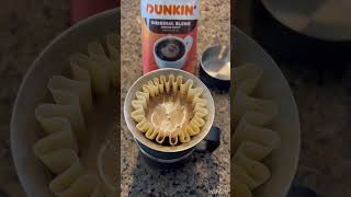 Trying Dunkin coffee Original blend for the first time ☕️😘#coffee