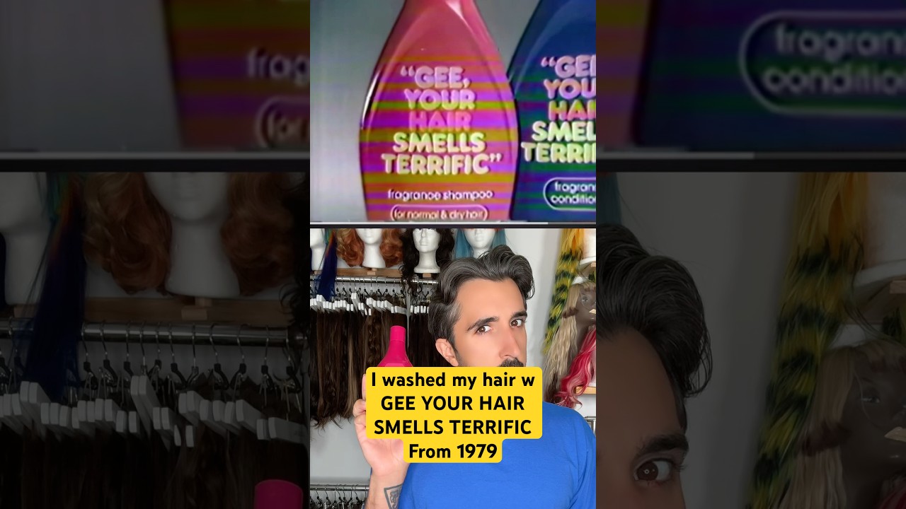 Мою голову с 46-летним парнем. Ваши волосы пахнут потрясающе 🫠 #70-е 