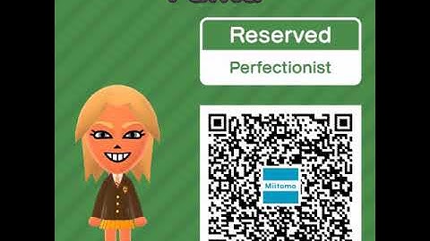 My Mii Characters - QR Codes
