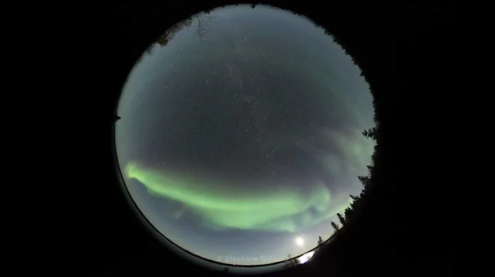 Aurora above Great Slave Lake (All sky - all night...