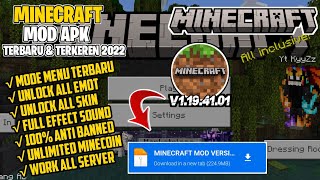 Update Minecraft mod apk v1 19 41 01 terbaru 2022 Unlock All Unlimited minecoin