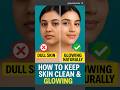 How to Get Glowing Skin Naturally ✨ | 3 Easy Skincare Hacks | QuickHacks | #shorts
