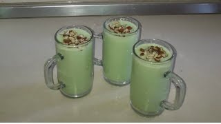 Chilled custard milkshake Easy custard drink custard Badam sharbat badam milk Recipe Almond milk