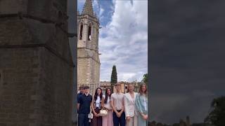 Princess leonor and infantasofia have visited the #charming #saintmarti vell #village with less