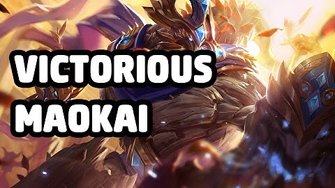 VICTORIOUS MAOKAI SKIN SPOTLIGHT - LEAGUE OF LEGENDS