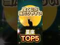 宝くじが当たりやすい星座TOP５