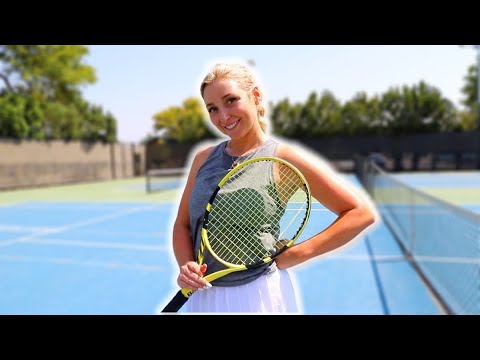 Lady Plays Tennis - Sometimes The Only Way, To Stay Happy Is Playing  Tennis, Tennis Player - FridayStuff