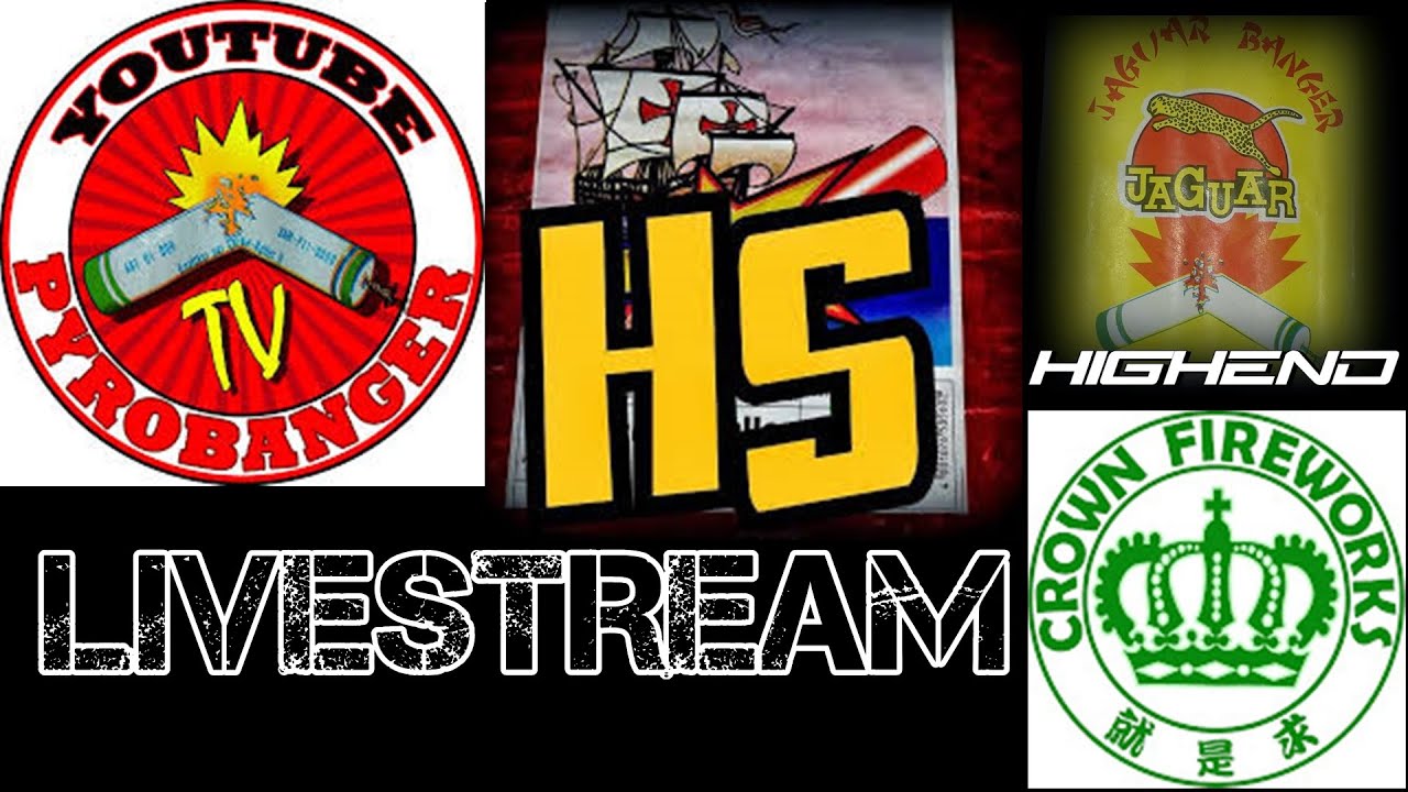 Live Stream 2024 mit Highspeedfireworks , HighEndFireworks , CrownFireworks